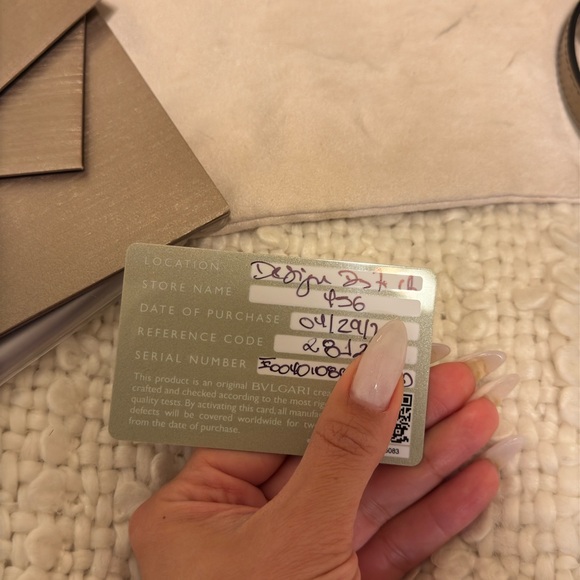 Bulgari Metallic Calfskin Serpenti Forever Top Handle Silver - Picture 4 of 10